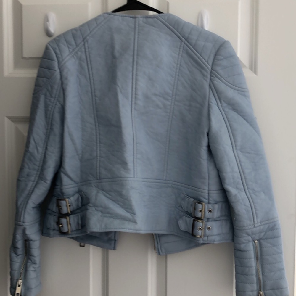 Zara leather jacket